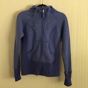 Zella periwinkle zip fleece